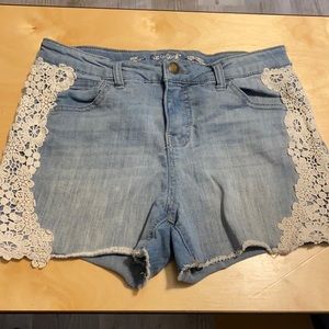 Girls denim shorts